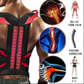 Adjustable Posture Corrector Low Back Support Shoulder Brace Belt For